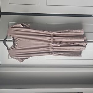 Zenana XL camel short sleeve romper